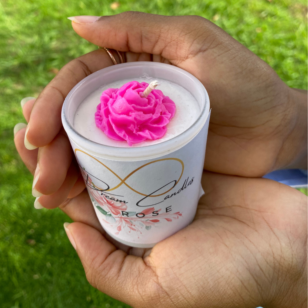 Bougie Rêve de Rose 70ml – Image 2